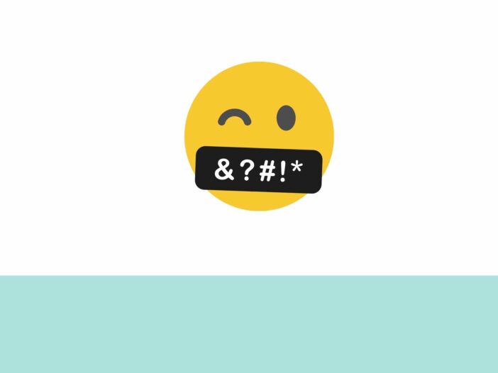 emoji con la boca tapada por decir palabrotas