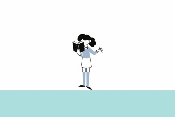 Niña leyendo