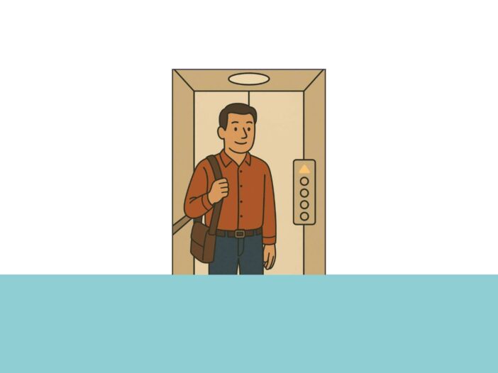 historia para aprender espanol ascensor