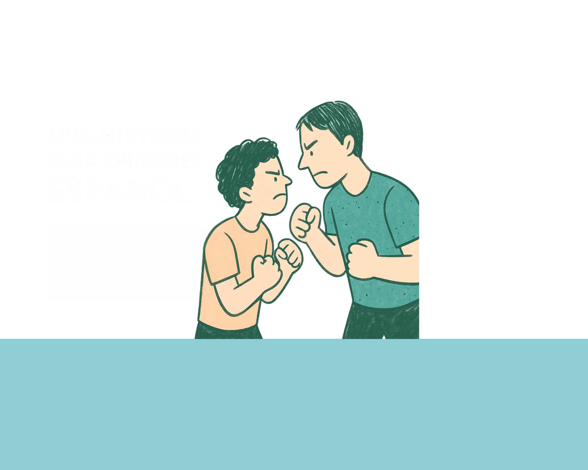 historias-para-aprender-espanol-mi-primera-pelea