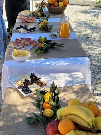 Mesa con comida