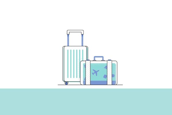 unas maletas que simbolizan el vocabulario en español sobre el verano y las vacaciones